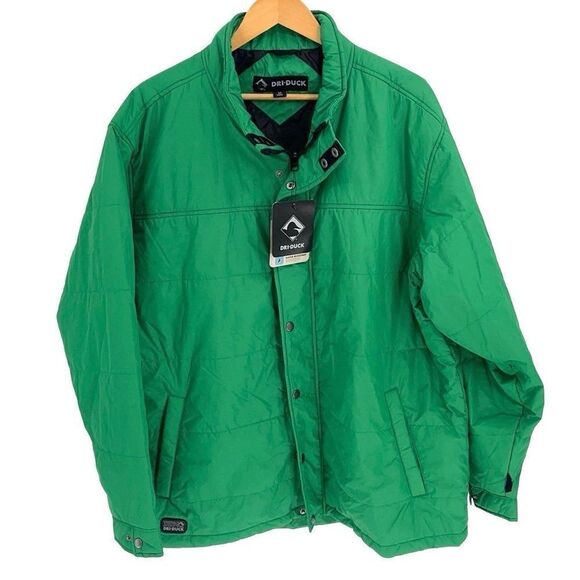DDX Dri-Duck Mens Green Transverse Insulated Therma Puffer Jacket Size XL NWT‎ - Picture 2 of 10